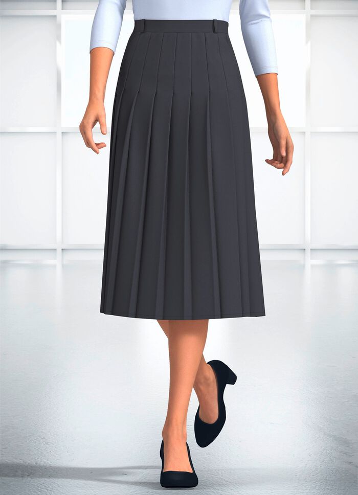 Kjol med veck runt om 