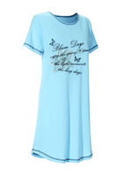 Förpackning med två nattlinnen, korta ärmar med rund hals 