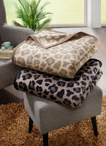 sovfilt med velourkant BEIGE-BRAUN