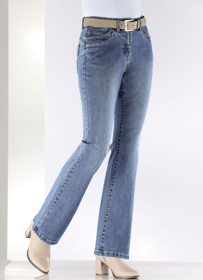 5-ficks jeans JEANSBLÅ