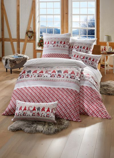 Flanells&auml;ngkl&auml;dset med dragkedja 