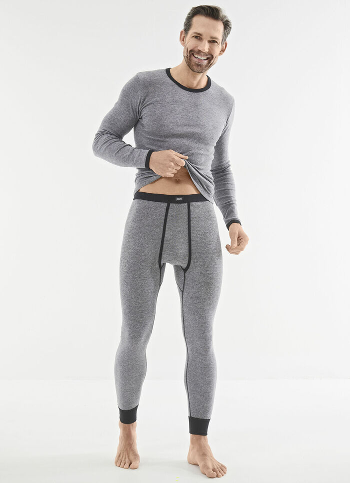 Trepack långärmade pulloverjackor med randig design, 