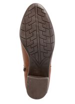 ELENA EDEN st&ouml;vletter med trendiga dekorativa nitar KONJAK