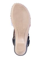 ELENA EDEN sandaler i nappal&auml;der BL&Aring; VIT R&Ouml;D