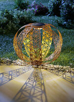 Solljus med markspets 