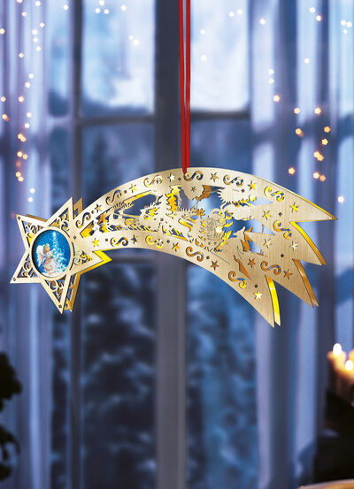 Upplyst f&ouml;nsterkomet 