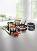 8-delat kokk&auml;rlsset i rostfritt st&aring;l 