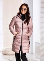 Kort kappa med avtagbar huva 