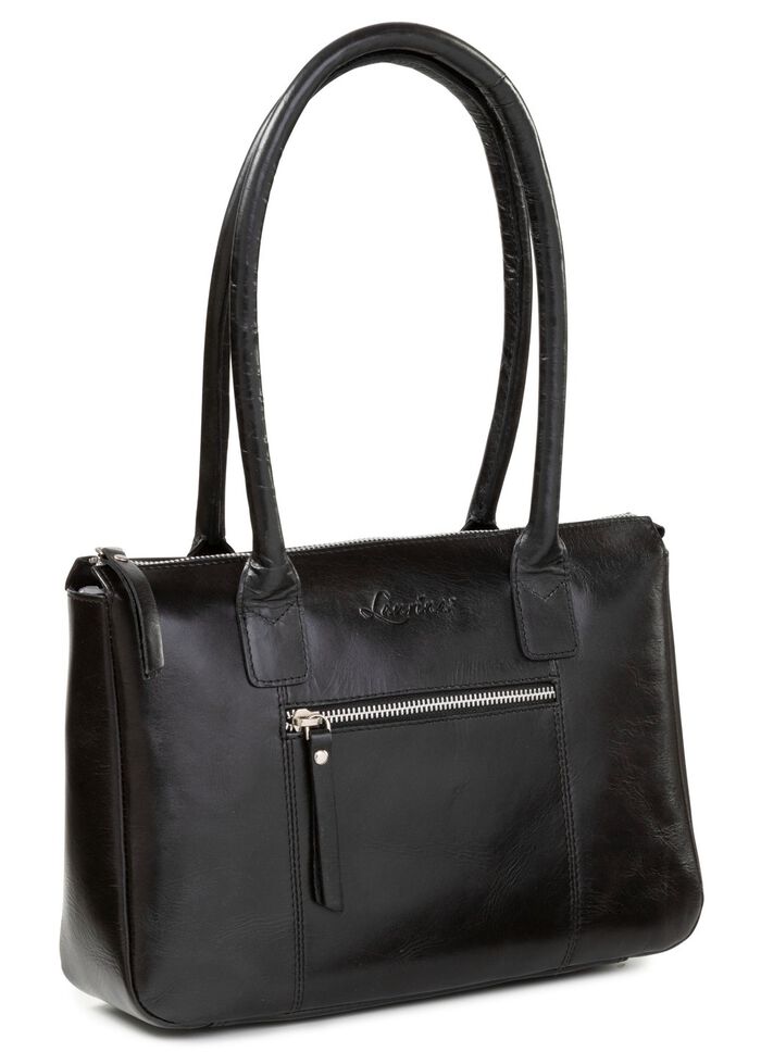 Laurina, v&auml;ska, dam, tillverkad av l&auml;der SVART