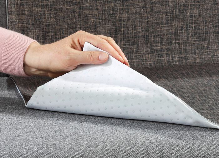 Hemtillbeh&ouml;r tillverkade av 100 % bomull, undersida 100 % ny ull NATUR