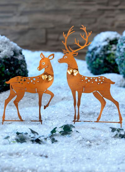 Hjort och hjort med klockor 