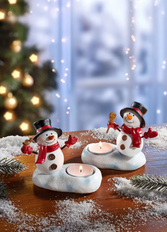 Sn&ouml;gubbe v&auml;rmeljush&aring;llare, set om 2 