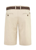 Avslappnade &quot;Redpoint&quot; bermudas med tygbälte i 3 färger HELLBEIGE