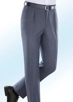 Fleckiga byxor i 4 f&auml;rger med veck 