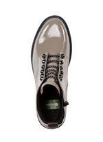 Remonte ankelboots med trendiga dekorativa kedjor i snörningslook TAUPE