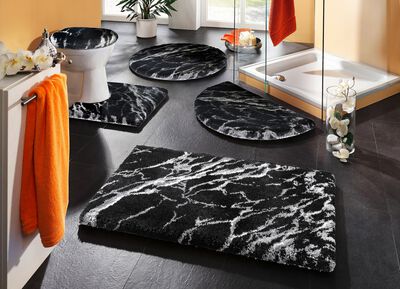 Badrumsserie fr&aring;n Grund med marmorm&ouml;nster 