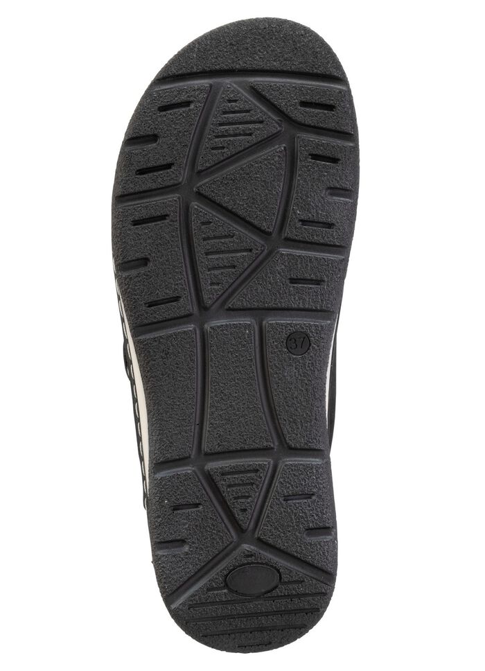 ELENA EDEN mules av narvat nappal&auml;der SCHWARZ