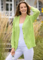 Kofta med fj&auml;rilsm&ouml;nster 