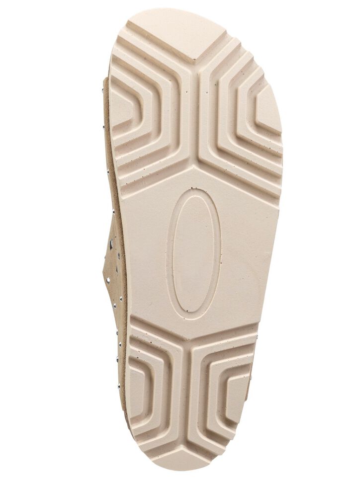 ELENA EDEN mulor med trendiga nitar BEIGE