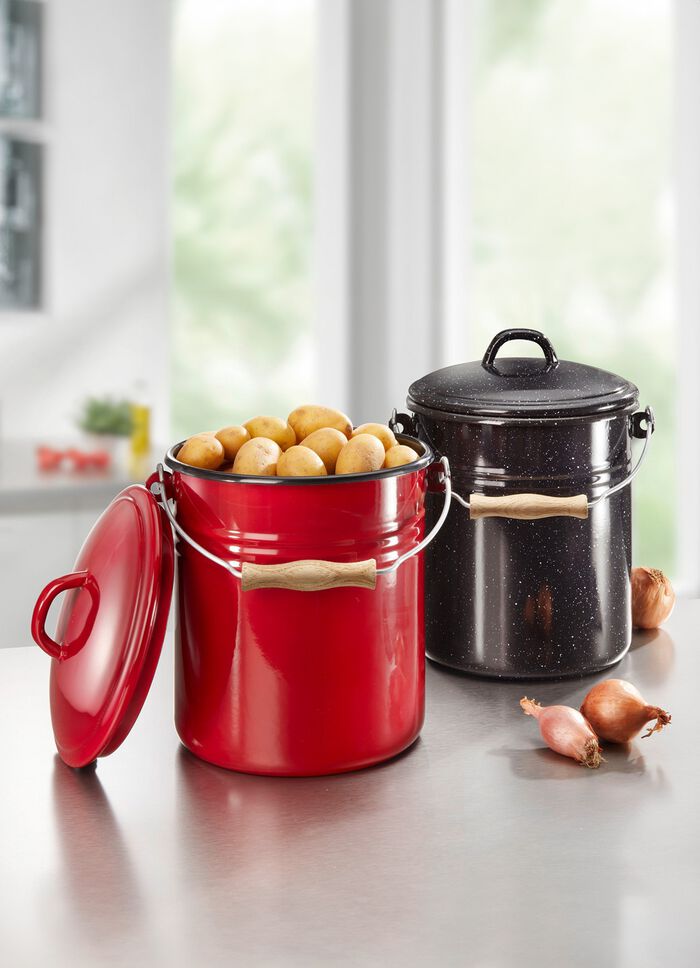 Hink tillverkad av h&ouml;gkvalitativ emalj 