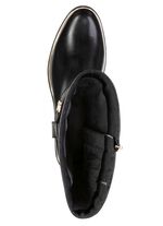 ELENA EDEN, trendiga damst&ouml;vlar, vinterskor, vidd G, med dragkedja SVART