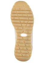 ELENA EDEN, eleganta damsneakers, vidd G, med uttagbar fotb&auml;dd BEIGE-WEISS