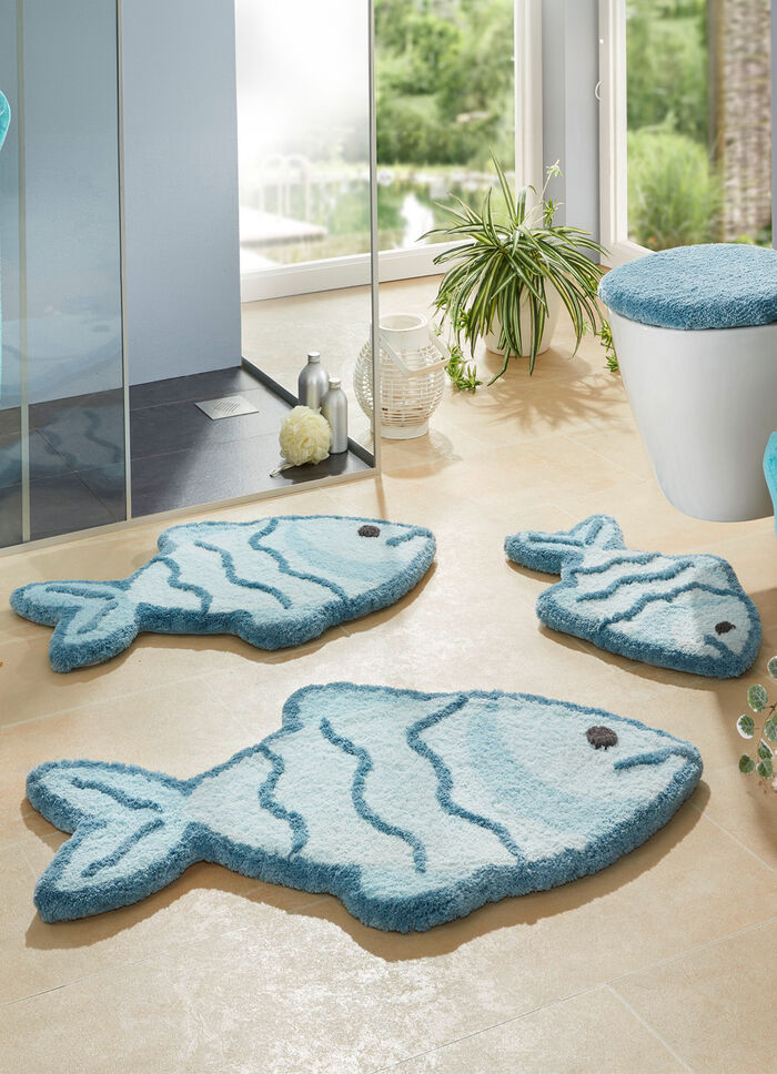 Lättskött badrumsset perfekt för allergiker BLÅ