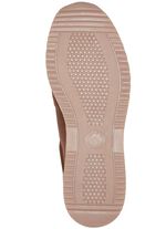 ELENA EDEN sneakers med sn&ouml;rning och dragkedja i sidan KONJAK