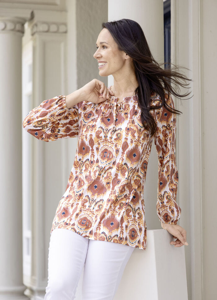 L&aring;ng&auml;rmad skjorttunika 