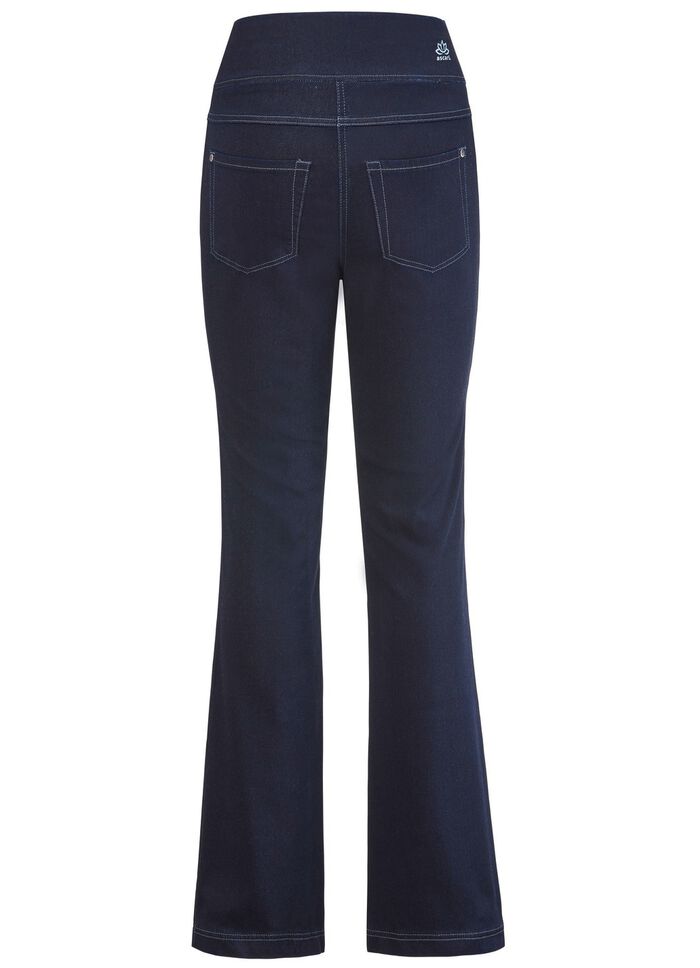 Yogajeans med utsv&auml;ngda ankelvidder 