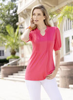 Enf&auml;rgad skjorttunika 