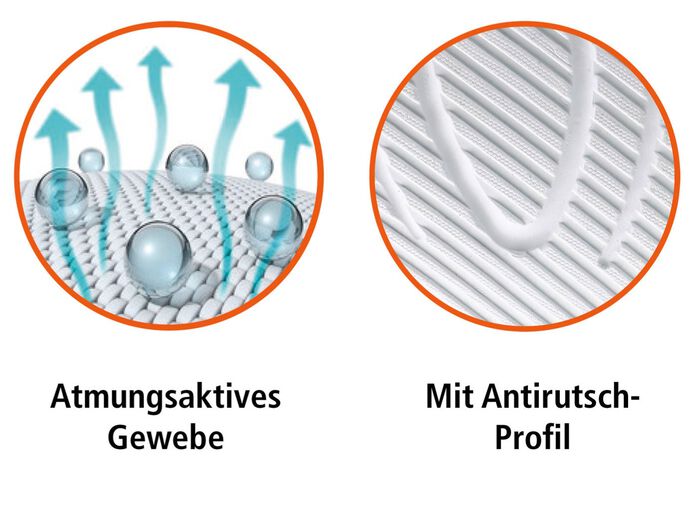 Komfort glidande stretchsneaker i minnesskum 