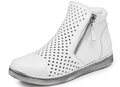 Andrea Conti ankelst&ouml;vel med dragkedjor i sidorna 