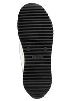 Rieker skosko med snörning i leopardmönstrad eller denimstil BRUN-SVART-VIT