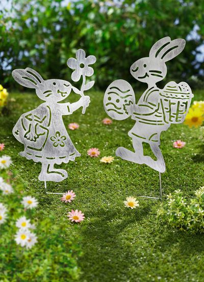 Tr&auml;dg&aring;rdsstakar "par kaniner", set om 2 