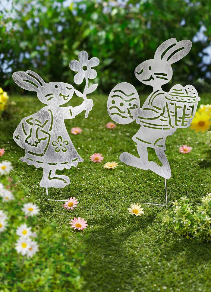 Tr&auml;dg&aring;rdsstakar "par kaniner", set om 2 