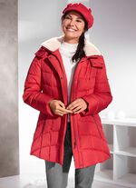 Funktionell jacka med avtagbar fuskp&auml;lskant p&aring; kragen ELDR&Ouml;TT