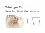 Växtkruka från Botanyia i elegant naturstenslook SAND