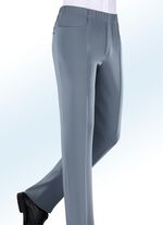 "Klaus Models" slip-on byxor med elastiskt midjeband i 4 färger RÖKBLÅT