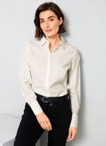 Blus med skjortkrage 