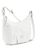 Laurina-väska av fullnarv nappaläder VIT