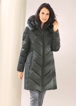 Funktionell kort kappa med fast huva GRAFIT