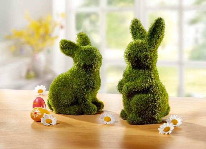 Dekorativ kanin "Lea" GR&Ouml;NT