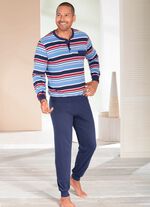 Tv&aring; paket pyjamas med knappsl&aring; och muddar 