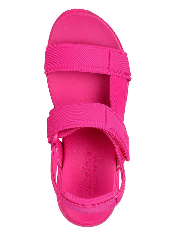 SKECHERS sandal tillverkad av stretchigt textilmaterial ROSA