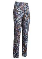 Byxor med elastiska insatser bak 