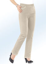 Jeans i bekväm pull-on-stil, 