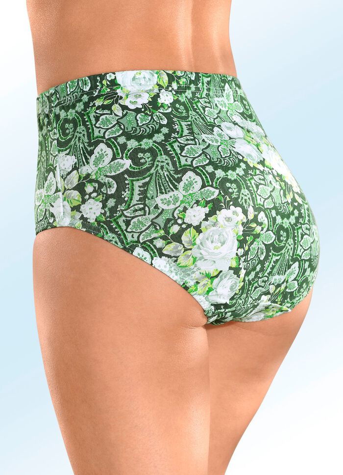 Fem-pack med trosor med res&aring;r i midjan 