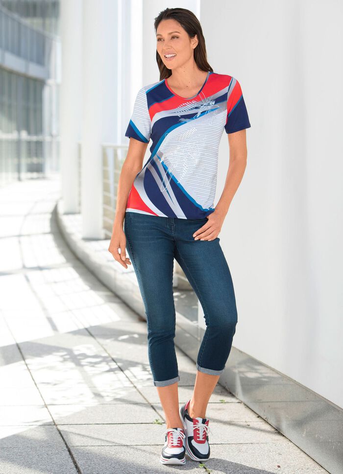 Jeans med push-up-effekt 