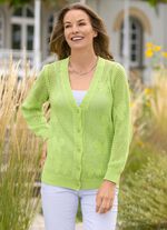 Kofta med fj&auml;rilsm&ouml;nster 